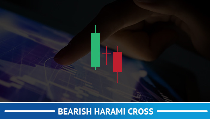 bearish harami-kruis, kandelaarpatroon