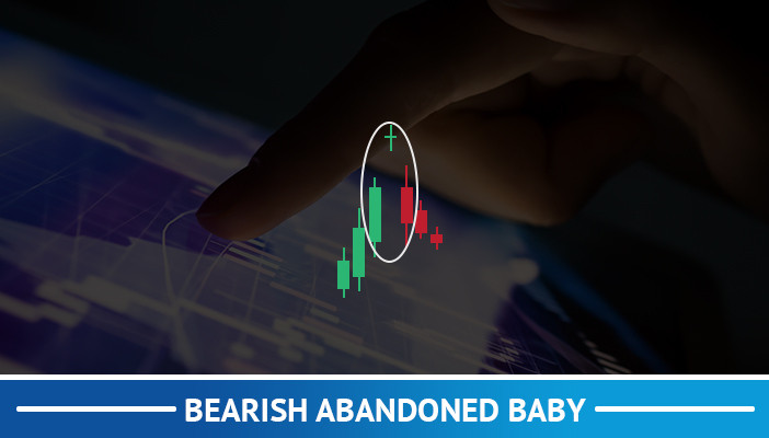 bearish verlaten baby, kandelaarpatroon