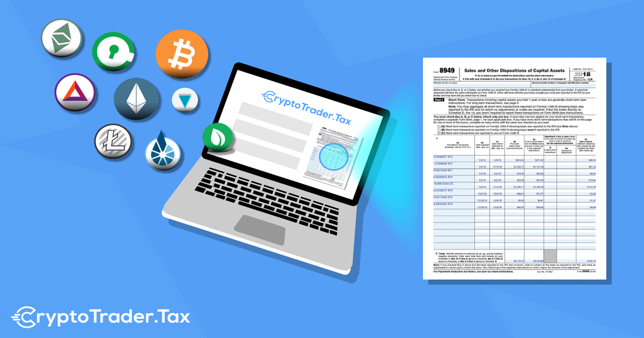 CryptoTrader.Tax Coinbase Poročanje