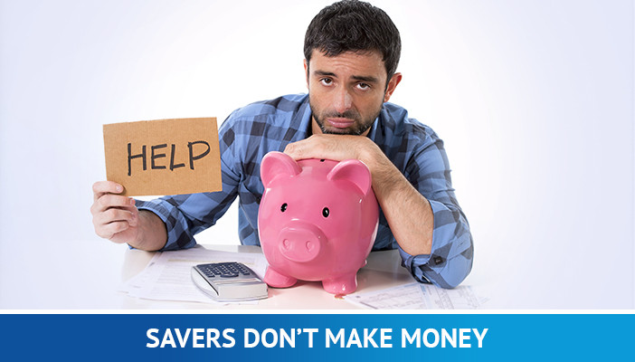 hvorfor sparere ikke tjener penger
