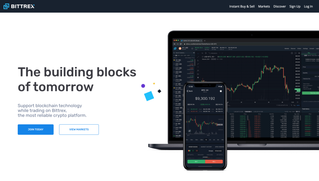 Bittrex Exchange hjemmeside