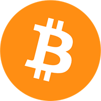 bitcoinové logo, BTC