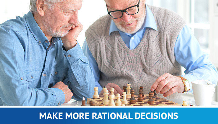 pensionering, oude mannen schaken